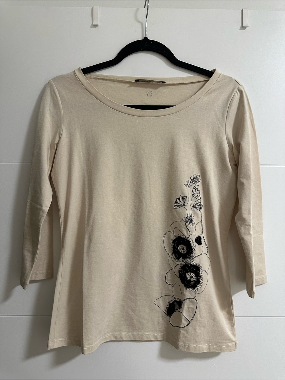 Weekend Max Mara Jersey T-shirt with Embroidery